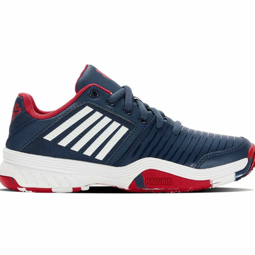 K-Swiss Court Express Omni tennisschoenen junior blue opal white lollipop