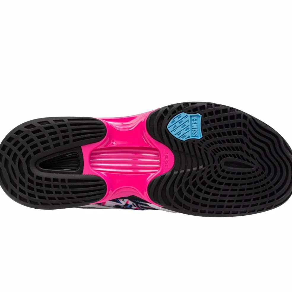 K-Swiss Speedtrac padelschoenen heren white black neon pink