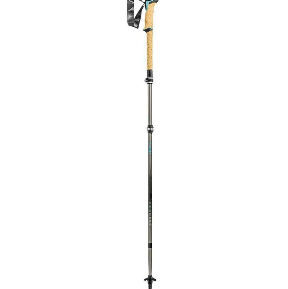 Leki Cressida FX Carbon wandelstokken brown metallic mint