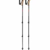 Leki Khumbu wandelstokken dark anthracite white bright red