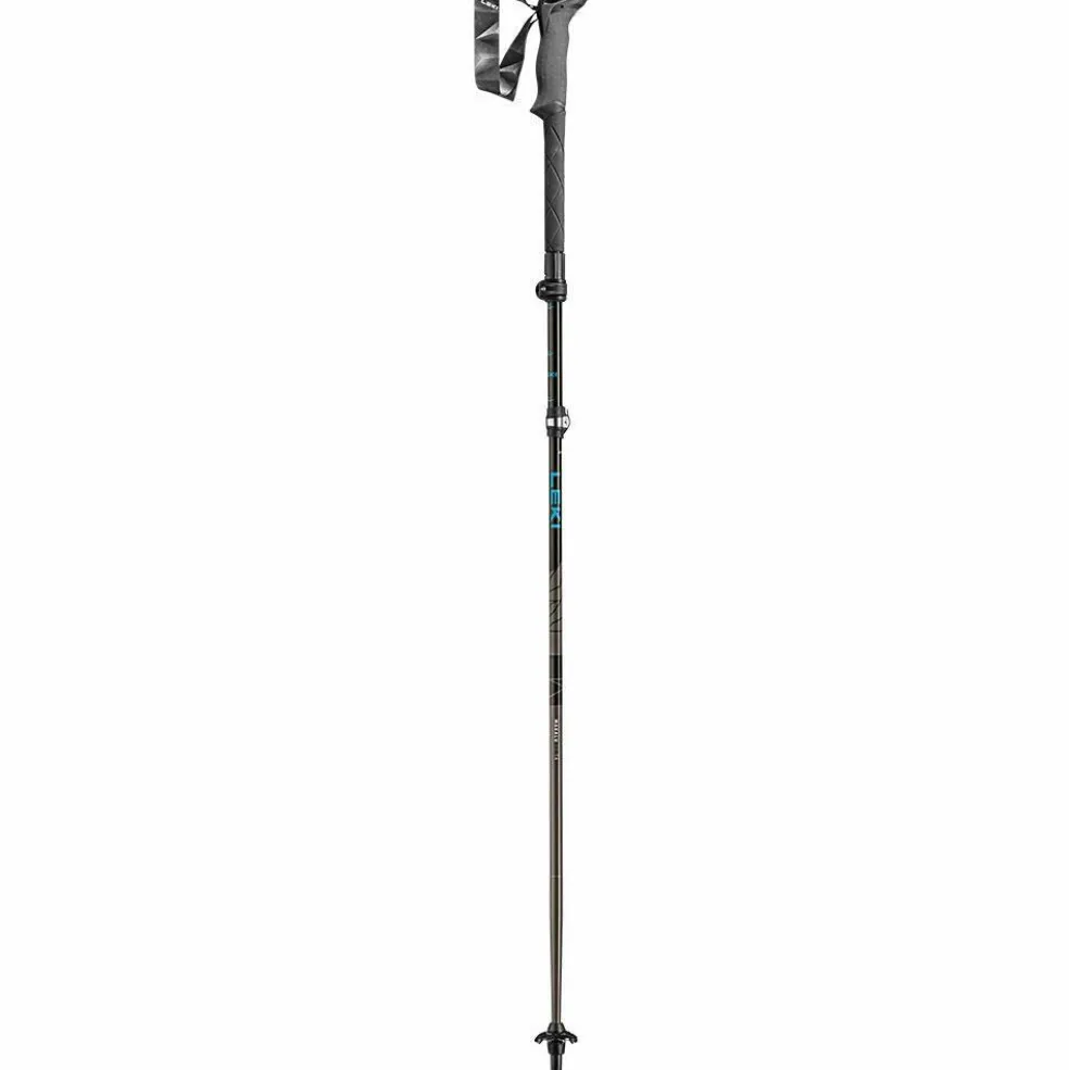 Leki Makalu FX TA wandelstokken petrol black silver grey