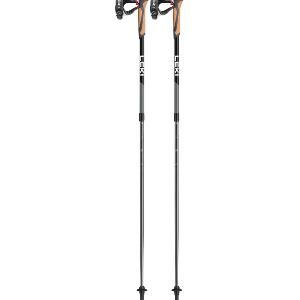 Leki Spin wandelstokken black silvergrey white