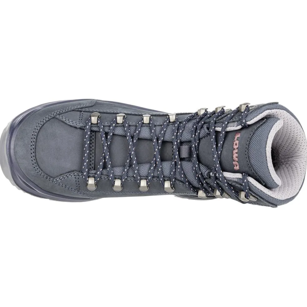 Lowa Renegade Evo GTX Mid Ws wandelschoenen dames steelblue oldrose