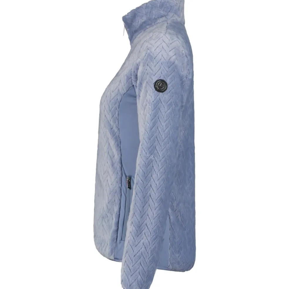 Luhta Ikaala fleece vest dames sky blue