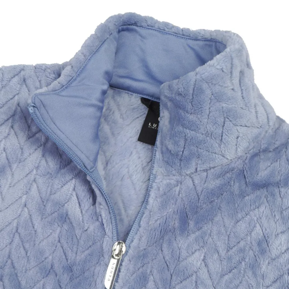 Luhta Ikaala fleece vest dames sky blue