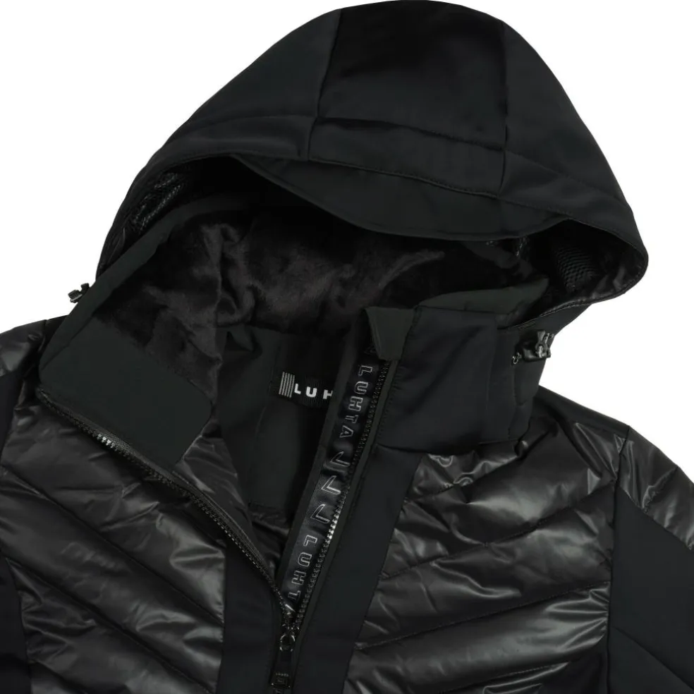 Luhta Mallatunturit softshell winterjas dames basic black