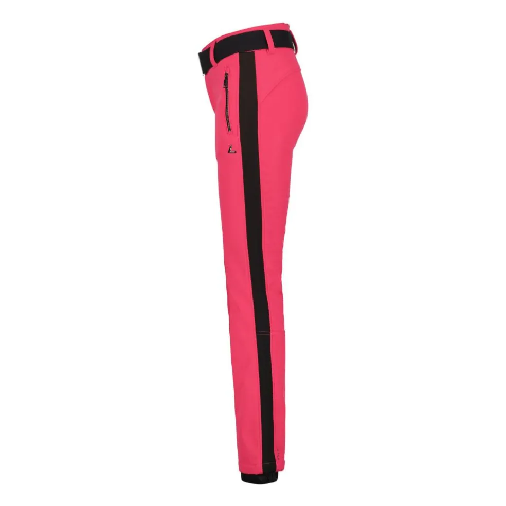 Luhta Reututunturi softshell skibroek dames raspberry