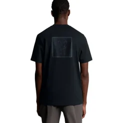 Lyle & Scott Sports Tonal Logo shirt heren dark navy