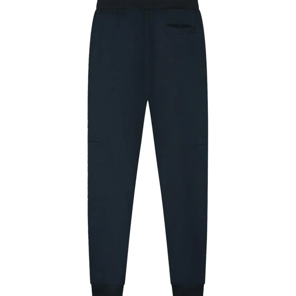 Malelions Counter joggingbroek junior navy bright yellow
