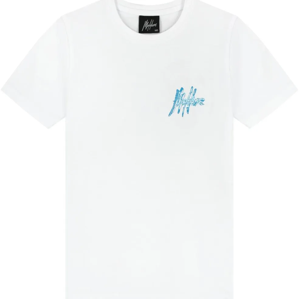 Malelions 3D Wave shirt junior white