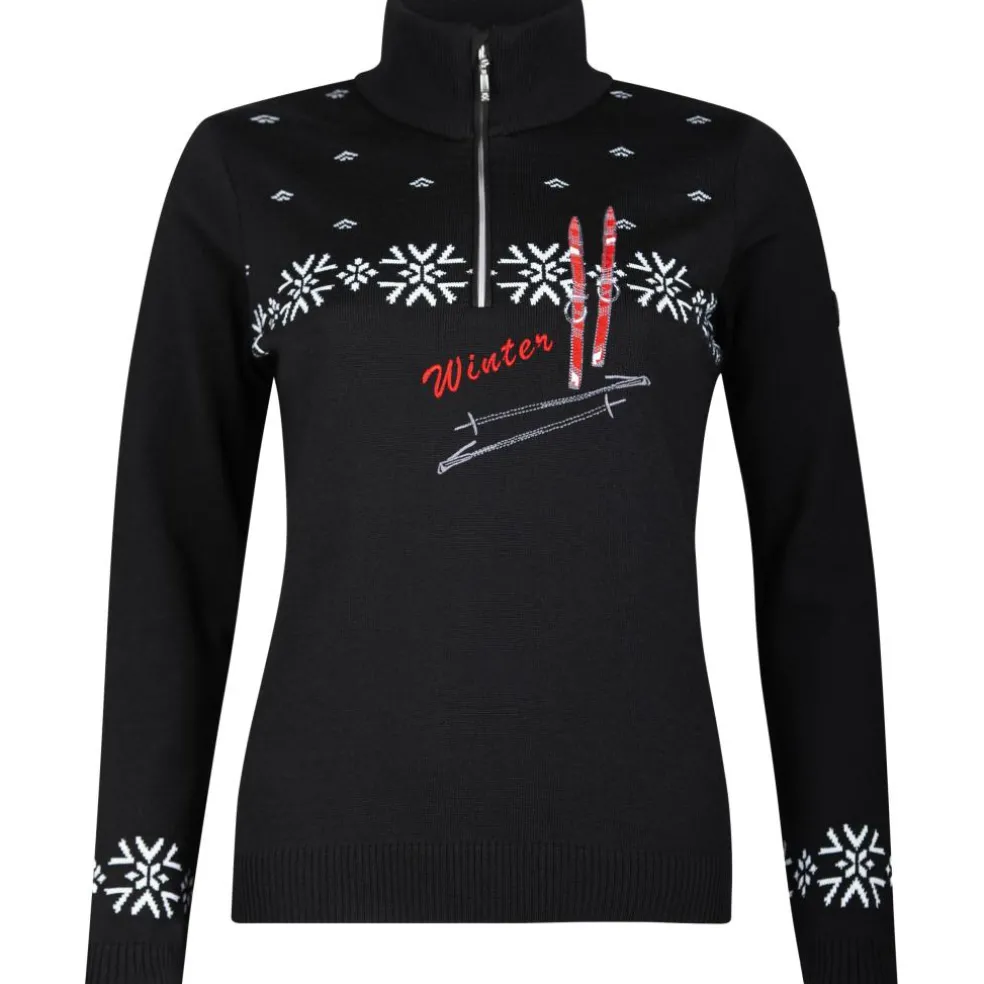 Newland Engelberg skipully dames black white