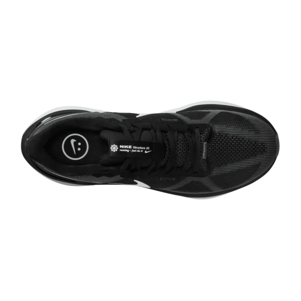 Nike Air Zoom Structure 25 hardloopschoenen heren black white iron grey