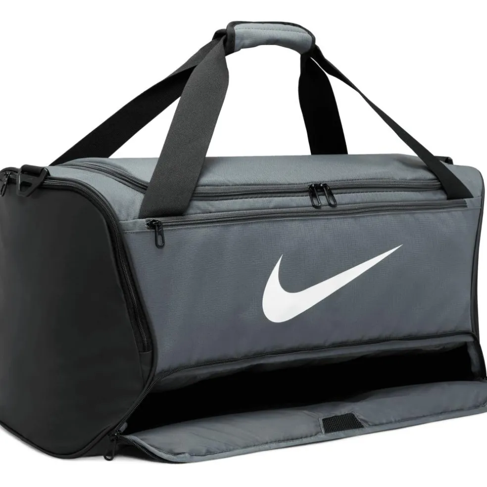 Nike Brasilia 9.5 sporttas iron grey black