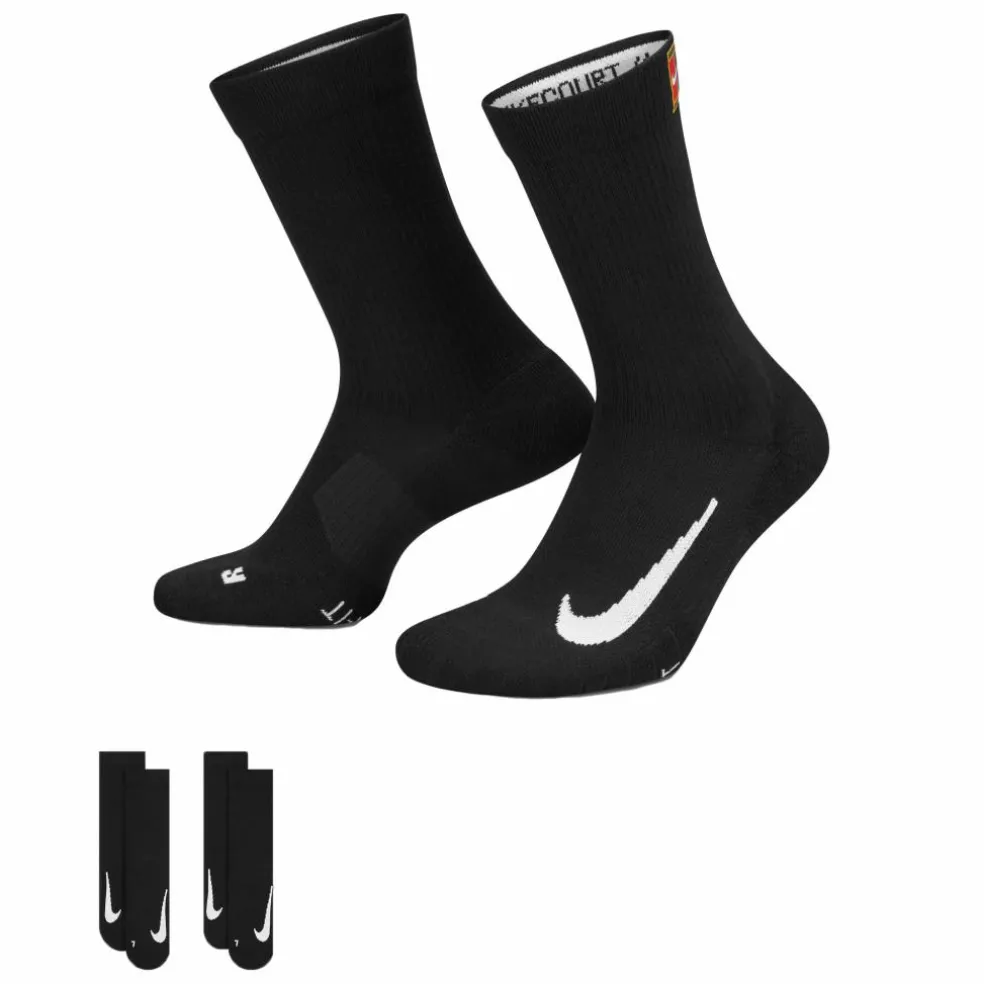Nike Court Multiplier Cushioned tennissokken heren black