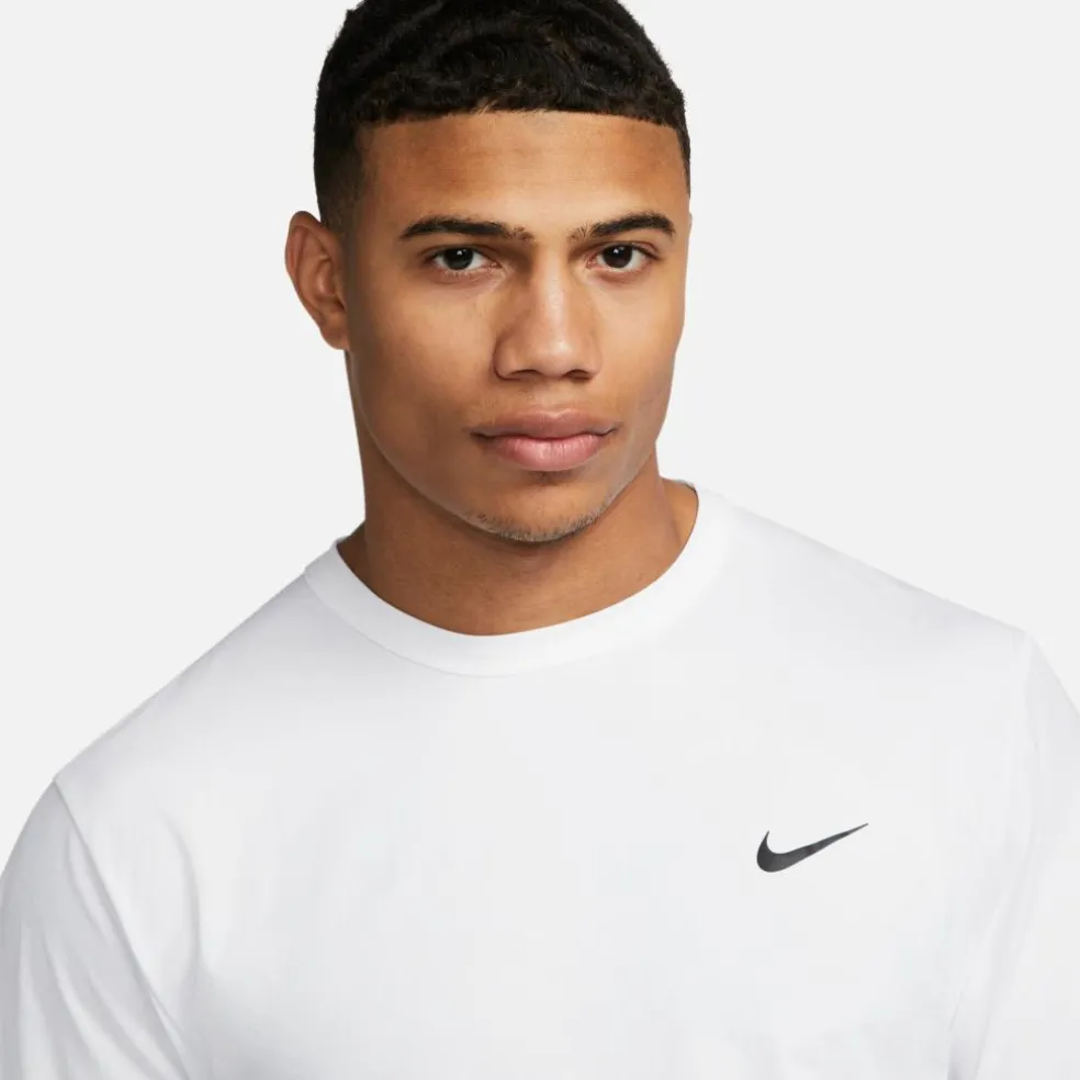Nike Dri-FIT UV Hyverse shirt heren white black