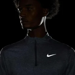 Nike Element Dri-FIT hardloopshirt heren smoke grey grey fog reflective silver