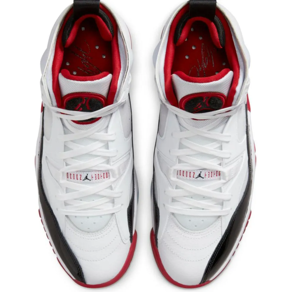 Nike Jumpman Two Trey schoenen heren white gym red black