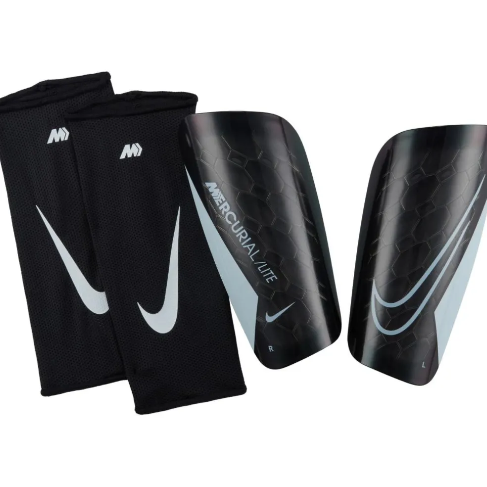 Nike Mercucial Lite scheenbeschermers black white