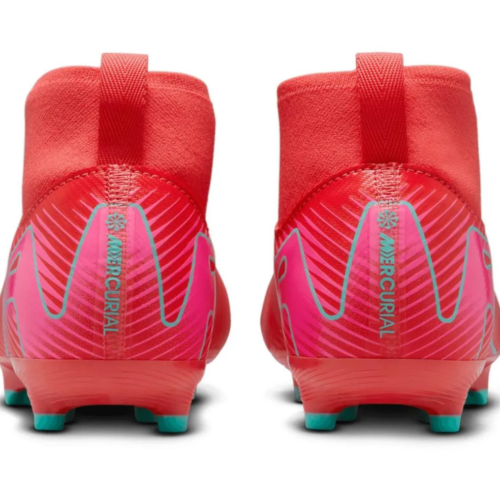 Nike Mercurial Superfly 10 Academy FG AG voetbalschoenen junior ember glow aurora green