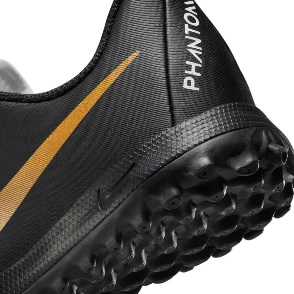 Nike Phantom GX II Academy voetbalschoenen junior white metallic gold coin black