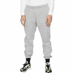 Nike Sportswear Club Fleece joggingbroek heren dark greyheather matte silver white