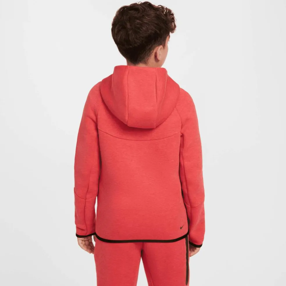 Nike Sportswear Tech Fleece vest junior light university red heather black