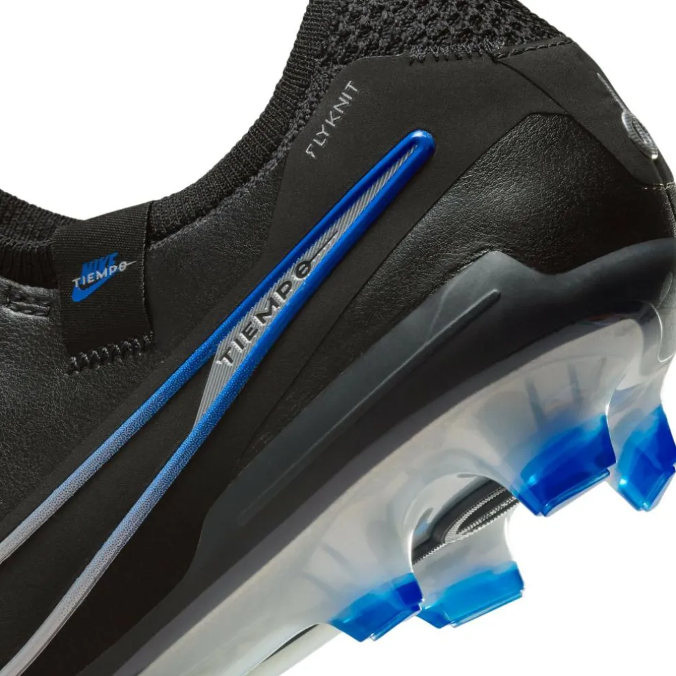 Nike Tiempo Legend 10 Elite voetbalschoenen heren zwart hyper royal chrome