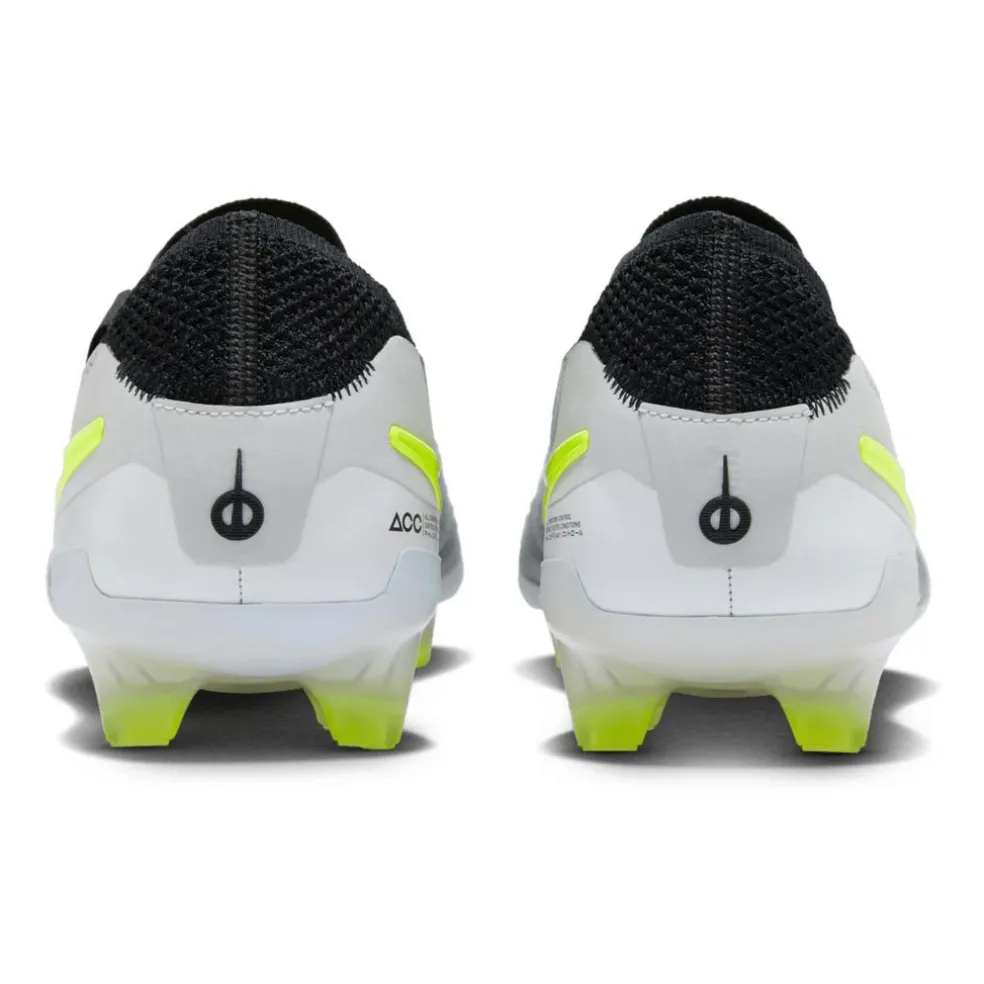 Nike Tiempo Legend 10 Elite FG voetbalschoenen heren metallic silcer volt black