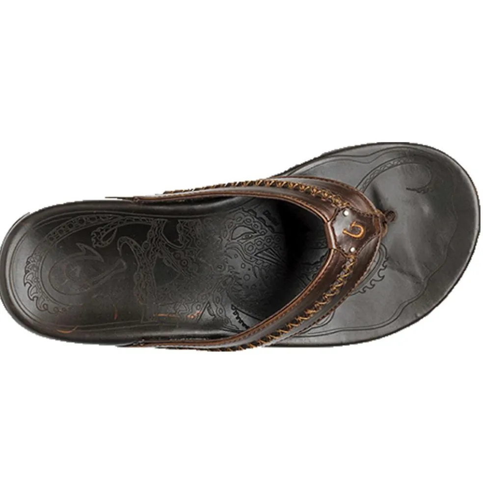 Olukai Mea Ola slippers heren dark java