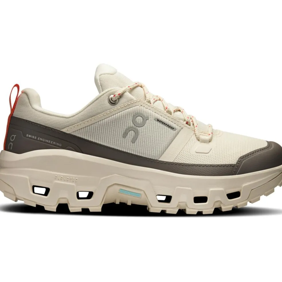 On Cloudrock Low Waterproof wandelschoenen dames ivory ivory