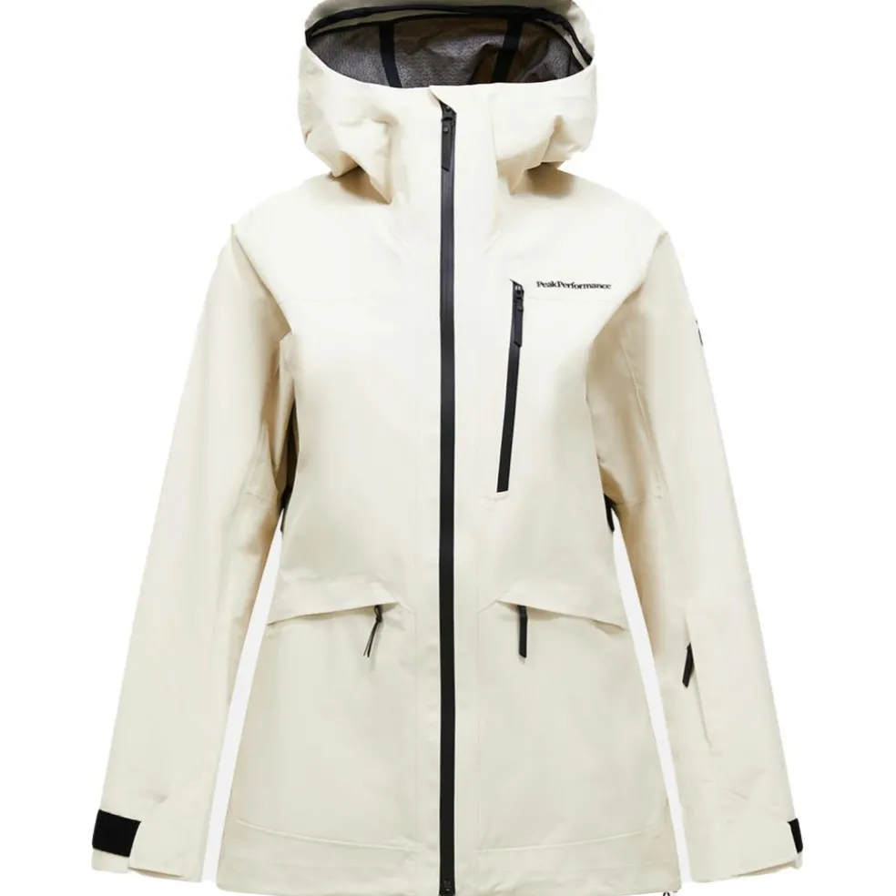 Peak Performance VERTEC softshell winterjas dames sand fog