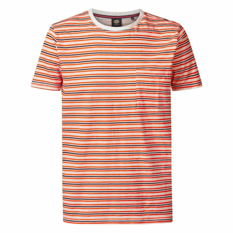 Petrol Industries Seabrook shirt heren fiery coral