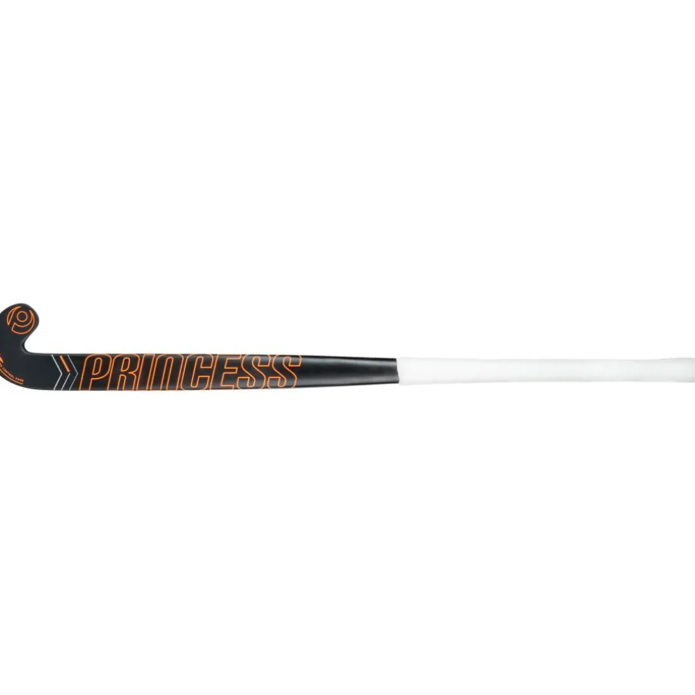 Princess Hockey Premium 6 STAR SG9 Low Bow hockeystick black orange