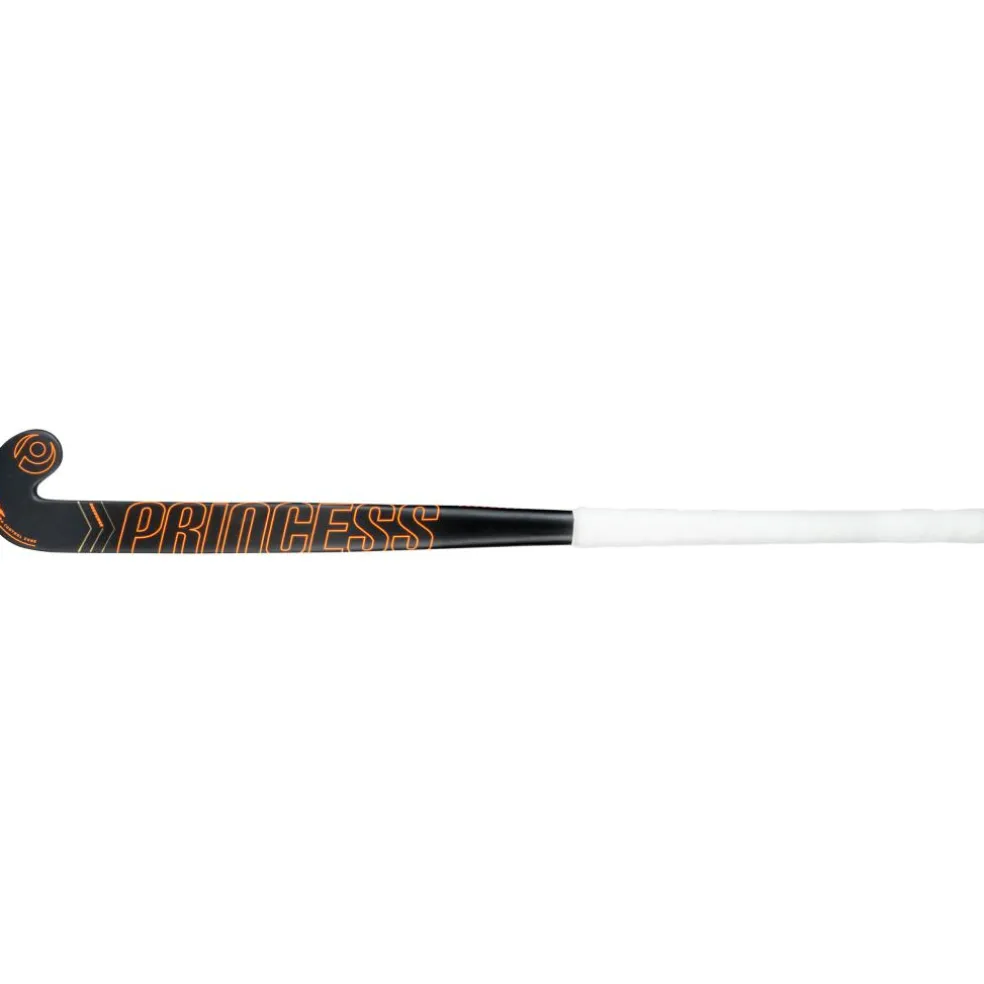 Princess Hockey Premium 7 STAR SGX Extreme Low Bow hockeystick black orange