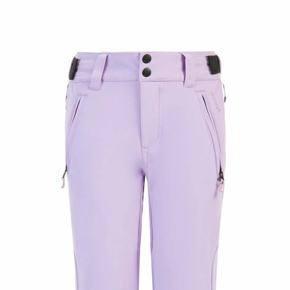 Protest Relole softshell skibroek junior thistle purple