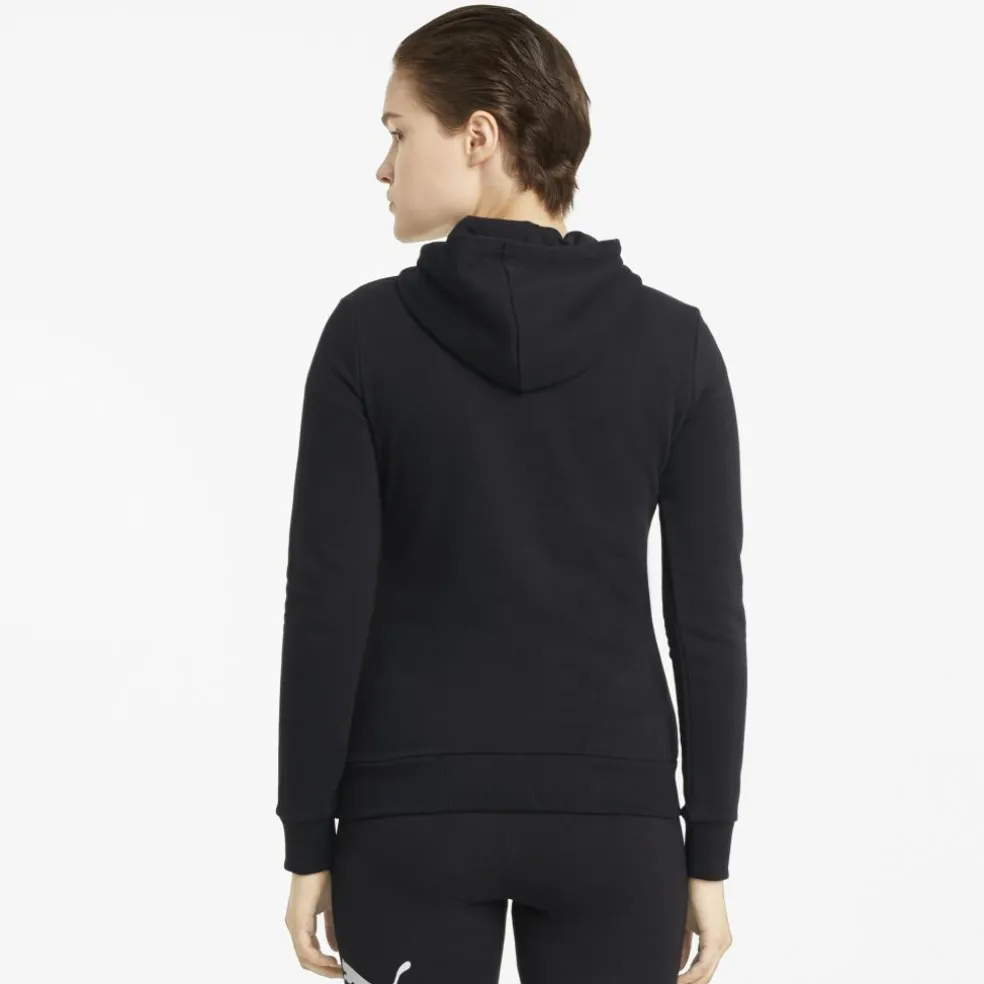 Puma Essentials Logo hoodie dames Puma black
