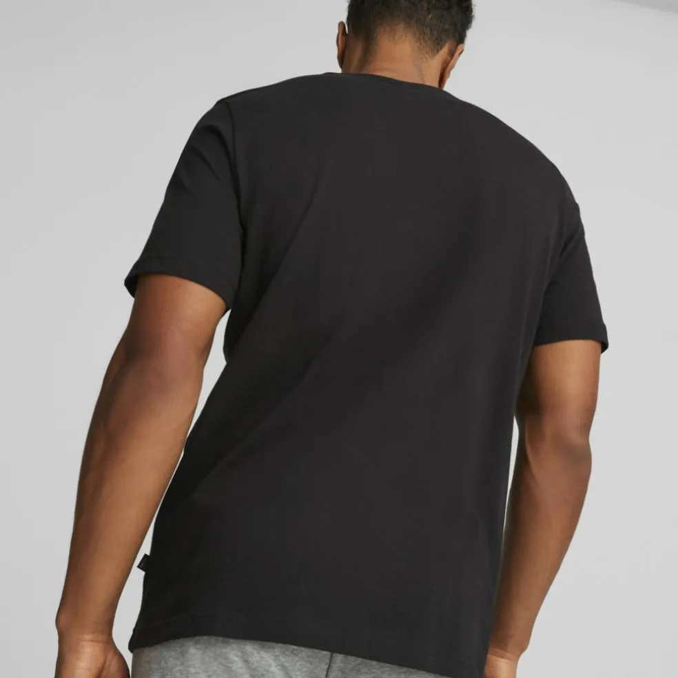 Puma Essentials Logo shirt heren Puma black