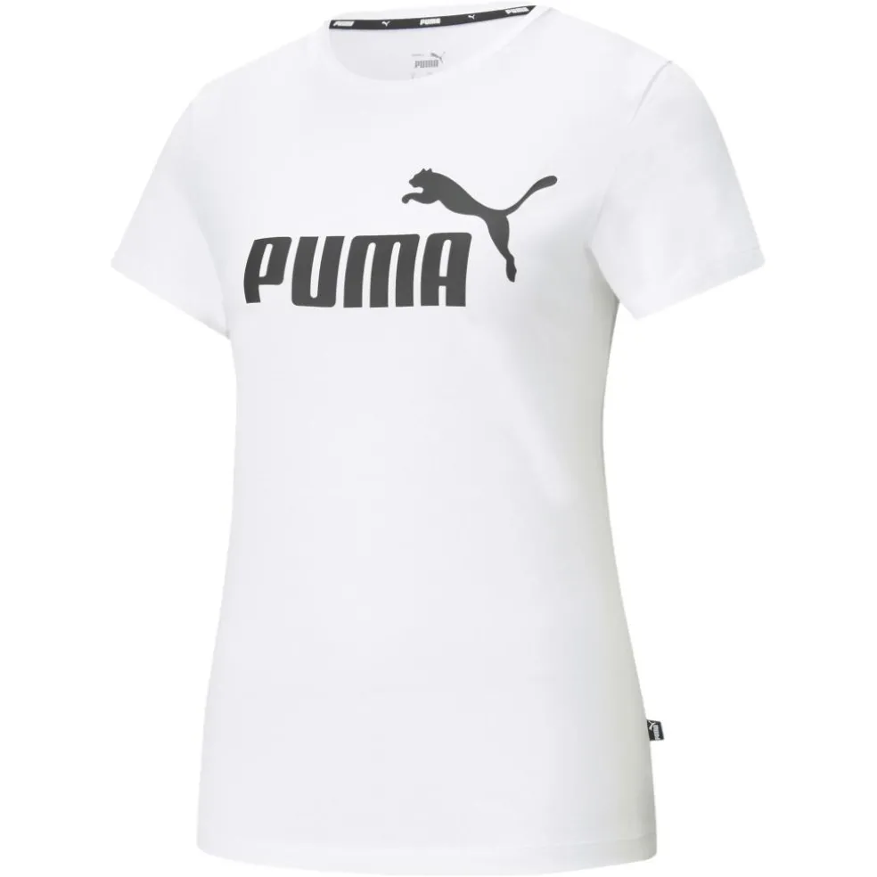 Puma Essentials Logo shirt dames Puma white