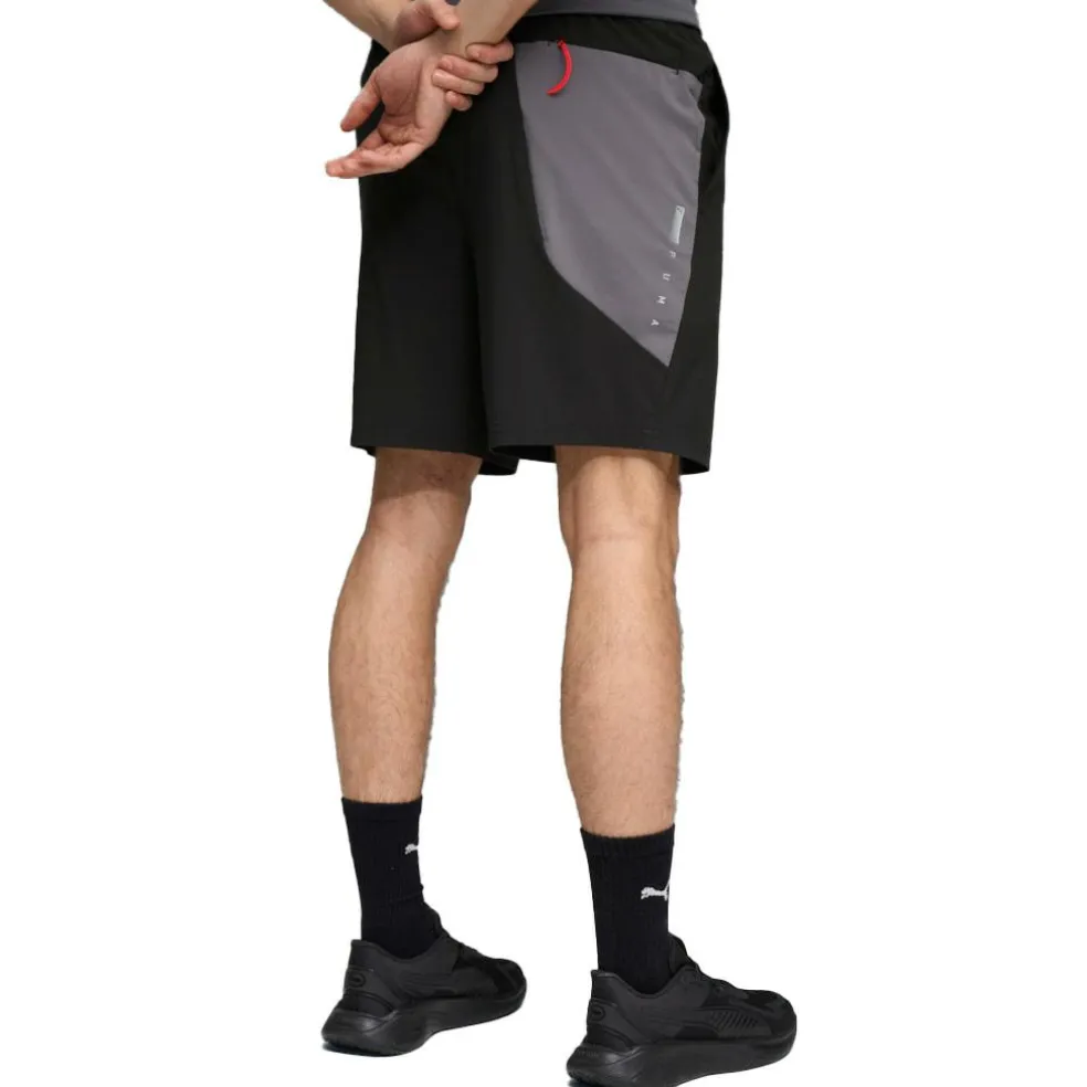 Puma FLEX STRETCH 7 inch short heren puma black