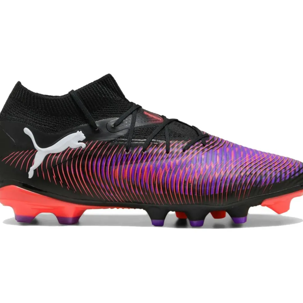 Puma FUTURE 8 PRO FG AG voetbalschoenen heren PUMA black PUMA white glowing red