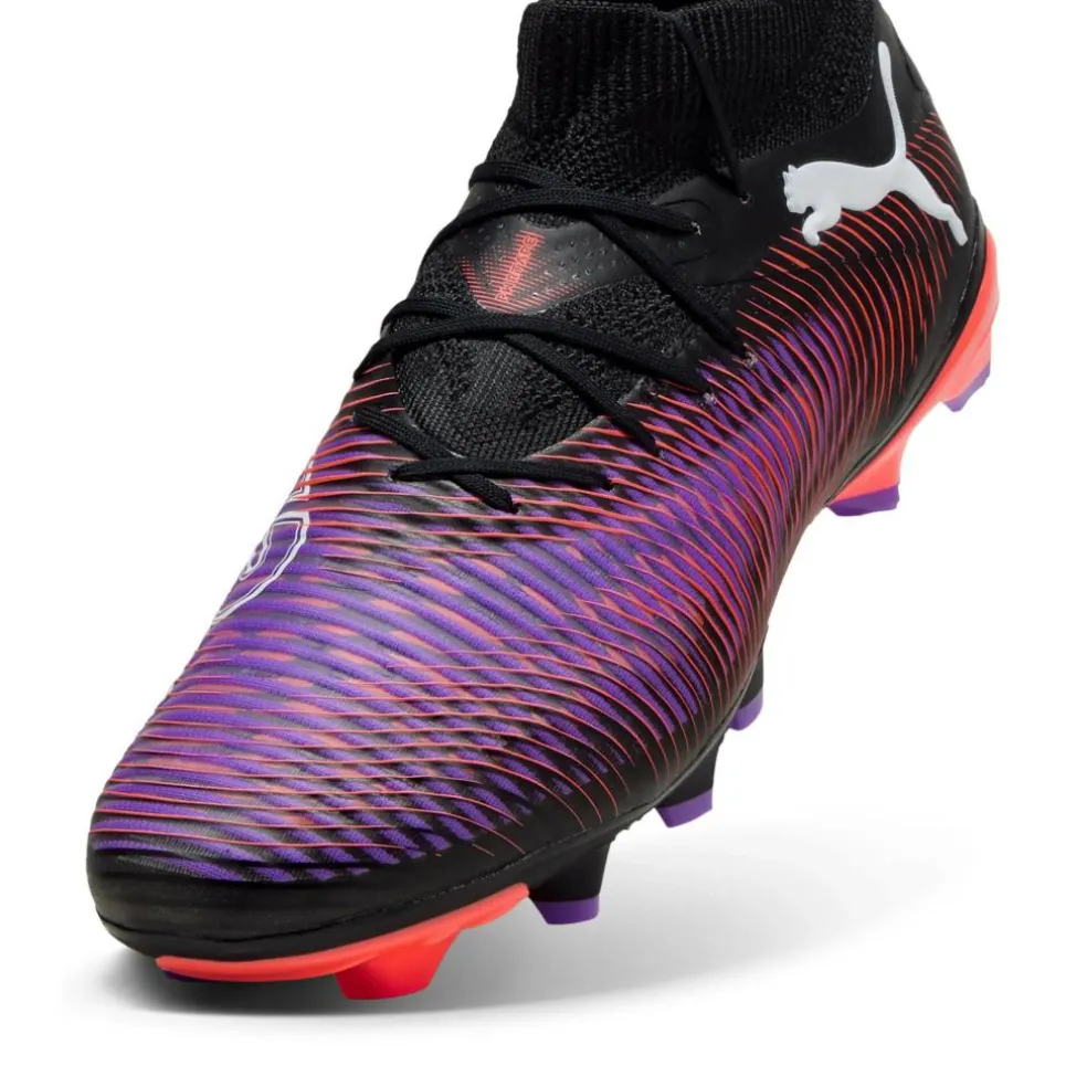 Puma FUTURE 8 PRO FG AG voetbalschoenen heren PUMA black PUMA white glowing red
