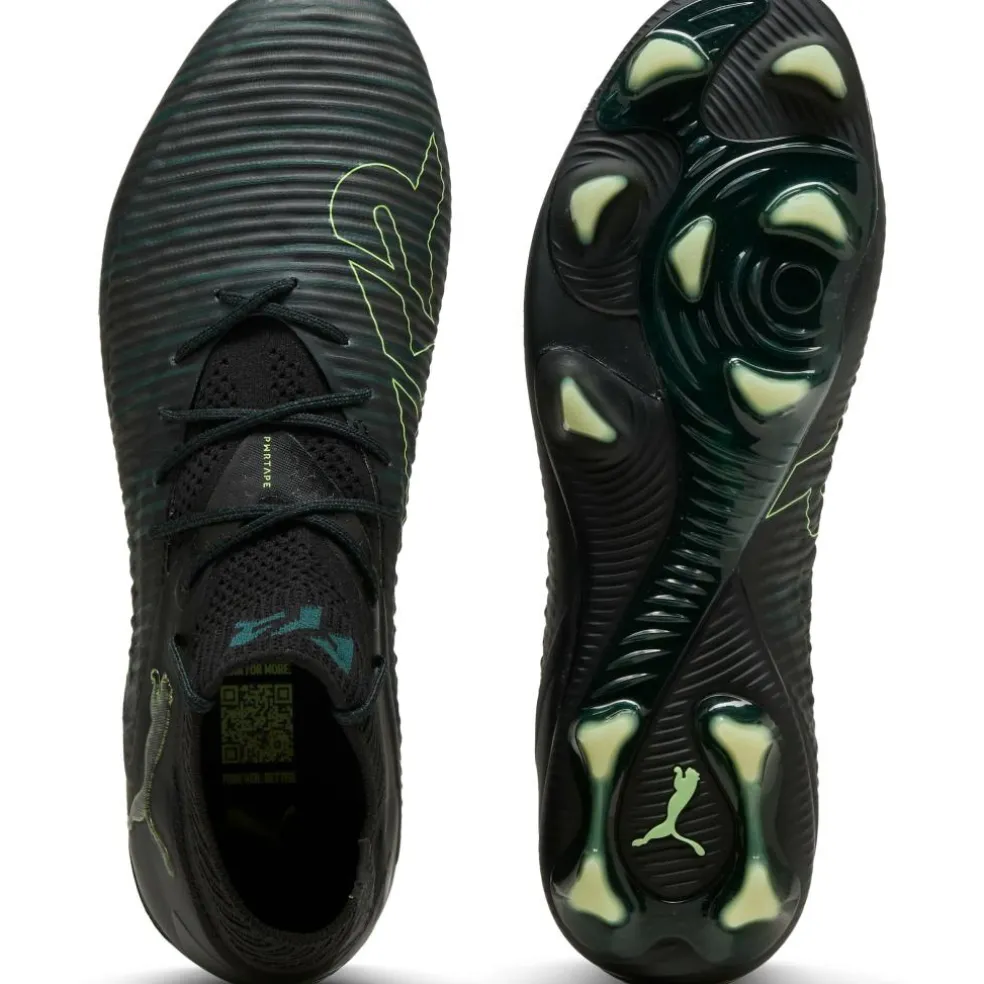 Puma Future 8 Ultimate FG voetbalschoenen PUMA black fizzy licht green terrain