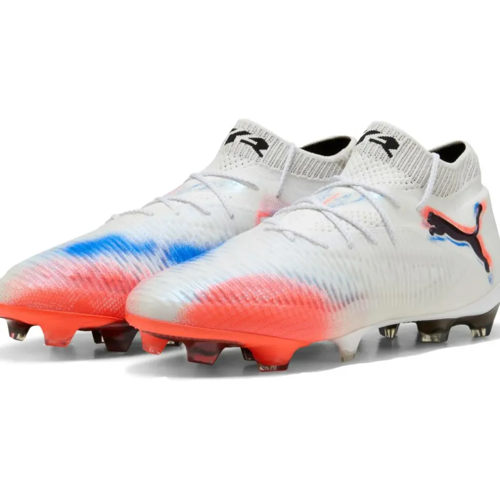 Puma Future 8 Ultimate FG voetbalschoenen PUMA white PUMA black glowing red