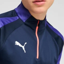 Puma IndividualLIGA 1/4 Zip trainingsshirt heren club navy