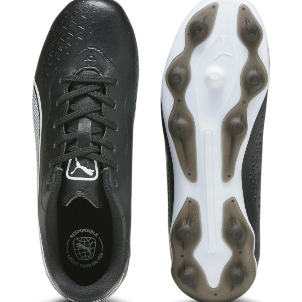 Puma KING MATCH FG AG voetbalschoenen junior Pum black Puma white