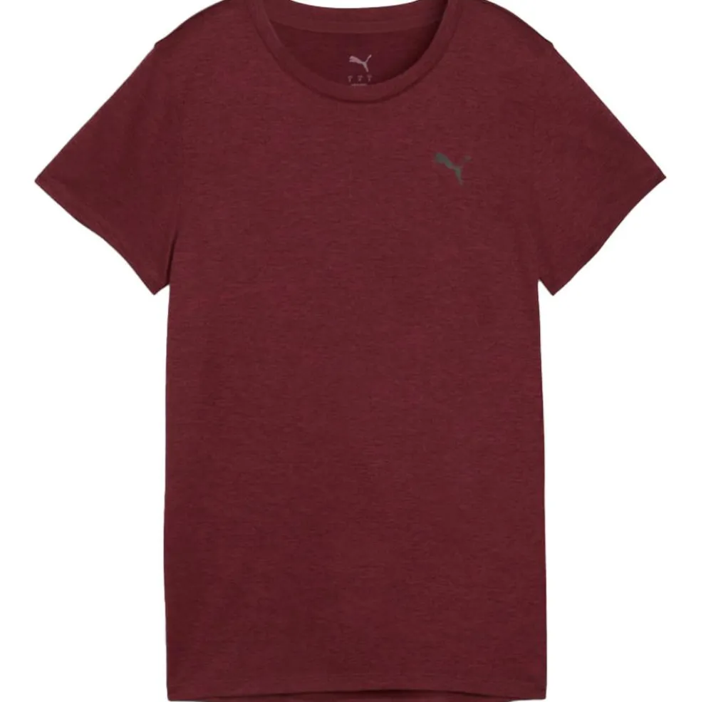 Puma TAD ESSENTIALS shirt dames ruby shimmer heather