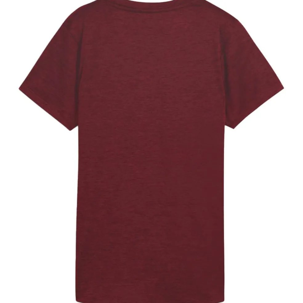 Puma TAD ESSENTIALS shirt dames ruby shimmer heather