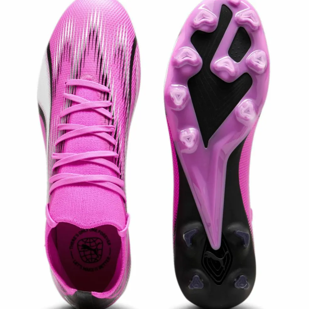 Puma ULTRA MATCH FG AG voetbalschoenen heren poison pink Puma white Puma black