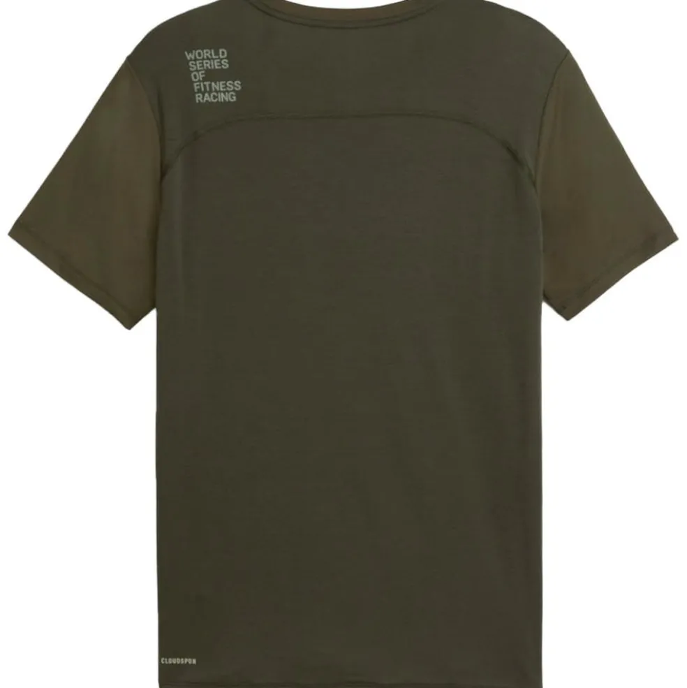 Puma x HYROX Cloudspun ThermoAdapt shirt heren dark olive