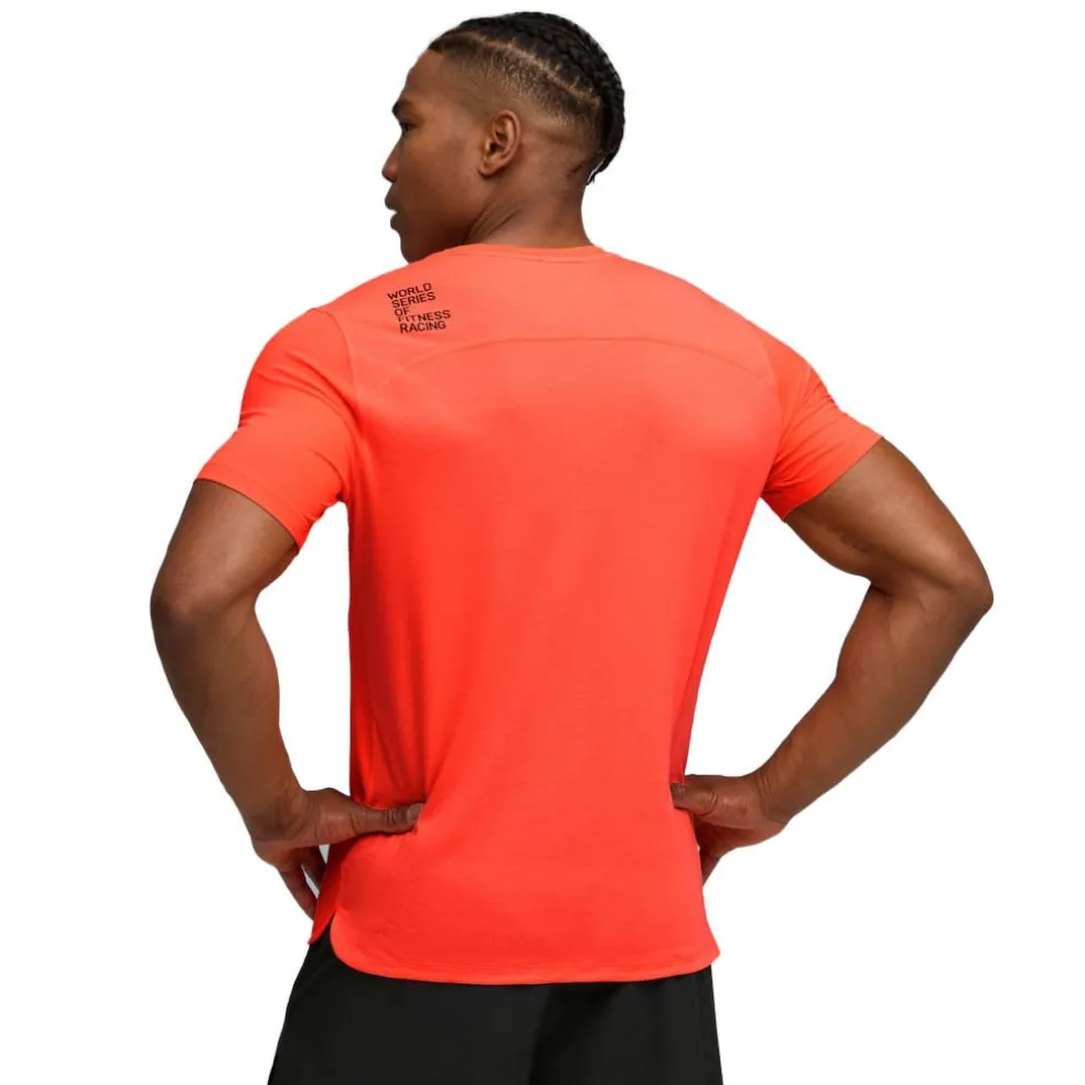 Puma x HYROX Cloudspun ThermoAdapt shirt heren glowing red